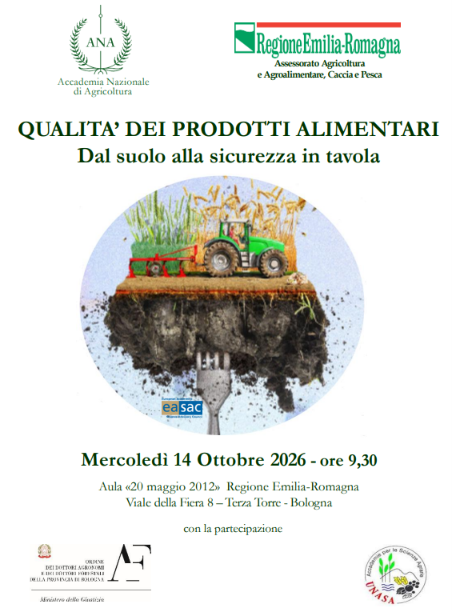 Qualità dei prodotti alimentari. Dal suolo alla sicurezza in tavola